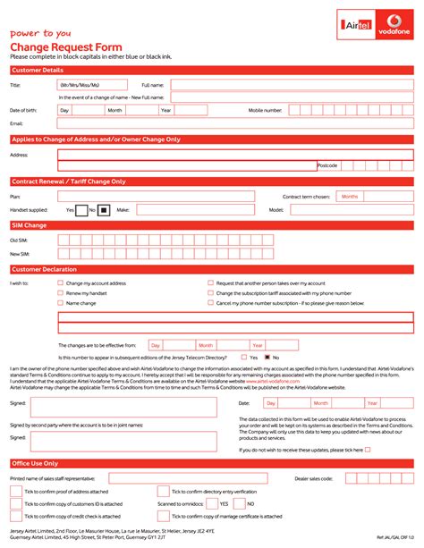 Manage Documents Using Our Form Typer For Airtel Change Request Form