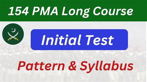 Pma Long Course Initial Test Pattern Syllabus Pma Long