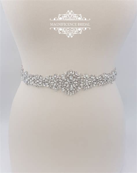 Wedding Belt Bridal Belt Wedding Dress Belt Diamante Belt All