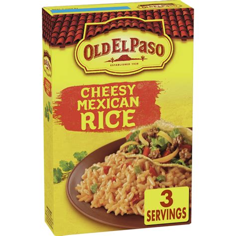 Old El Paso Cheesy Mexican Rice, 7.6 oz Box - Walmart.com - Walmart.com