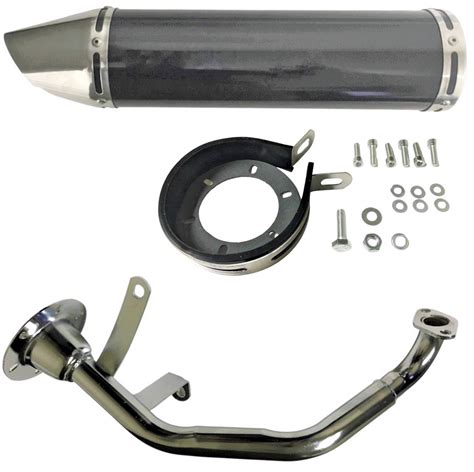 Taotao 150cc Roman Scooter High Performance Exhaust Black Ebay