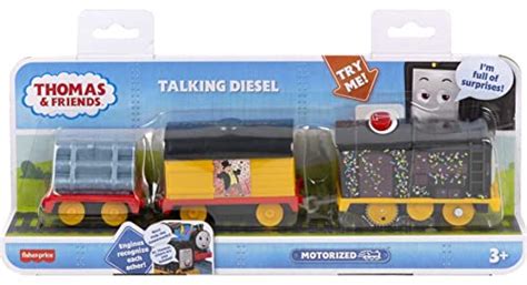 Thomas And Friends Motorized Toy Train Talking Diesel Battery Powered Engine With Character