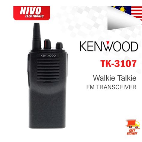 KENWOOD TK 3107 UHF FM TRANSCEVIVER WALKIE TALKIE Shopee Malaysia