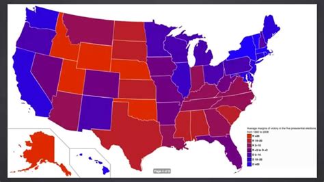 Political Map Usa Red Blue States - United States Map