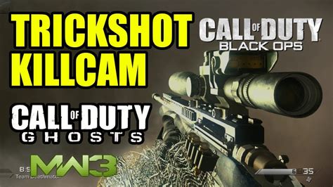 Trickshot Killcam Black Ops Mw Ghosts Freestyle Replay Youtube