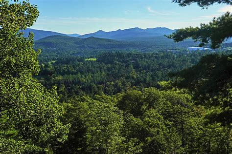 The View From Cobble Hill Mountain Adirondacks Lake Placid New York