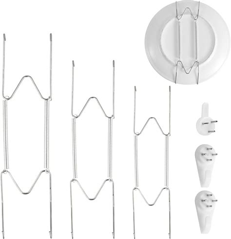 Amazon NQEUEPN 3 Pack Plate Hangers For The Wall 6 8 10 Inch