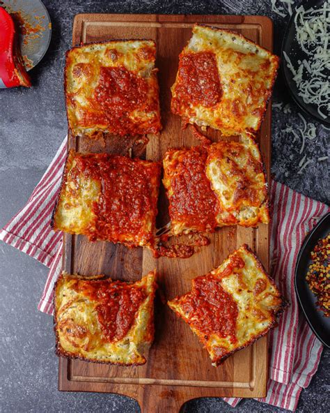 Detroit-Style Pizza Recipe With Cheesy Crispy Edges