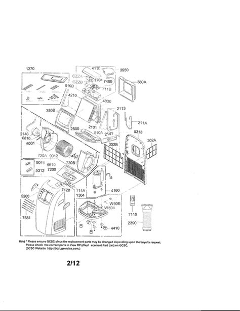 Lg Heating And Cooling Combined Unit Lp0910wnr Partswarehouse