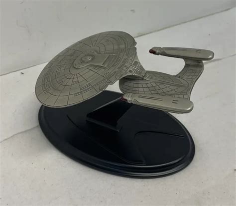 STAR TREK FRANKLIN Mint Enterprise NCC 1701 D Next Generation Pewter