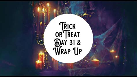 The Black Needle Society FlossTube Trick Or Treat Day 31 And