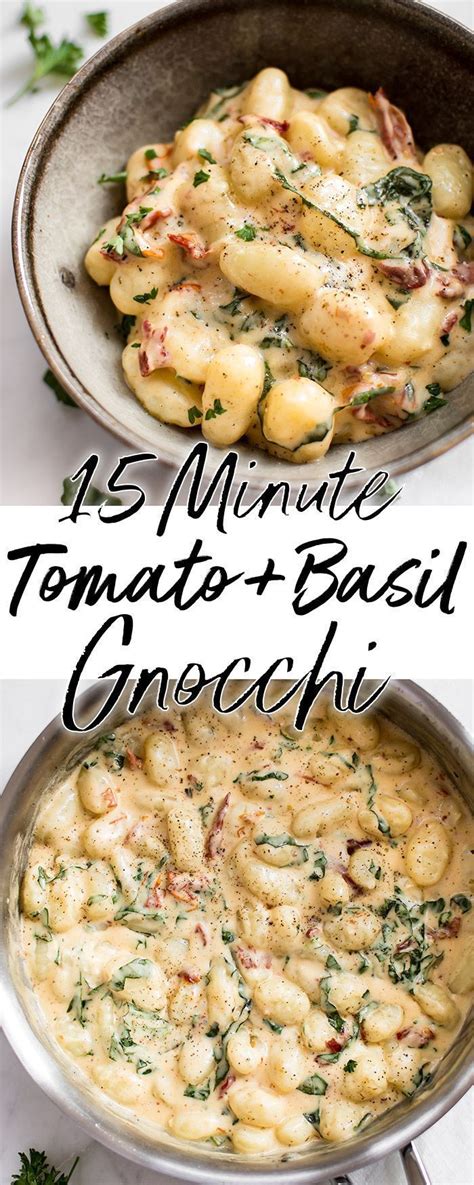 You Will Love This Creamy Gnocchi With Sun Dried Tomatoes And Basil It