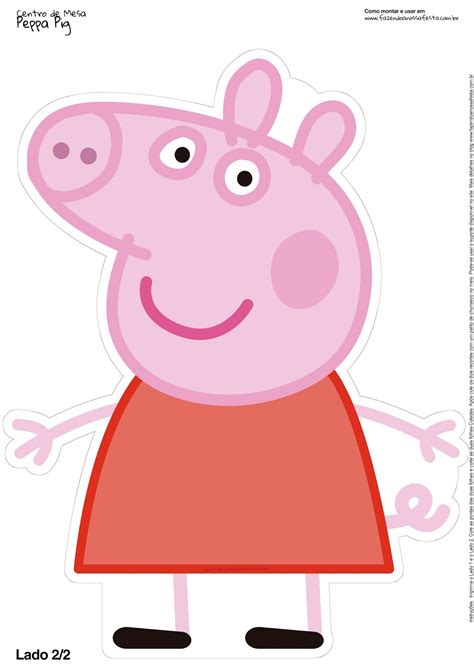 Centro De Mesa De Peppa Pig Para Imprimir Gratis Ideas Y Material