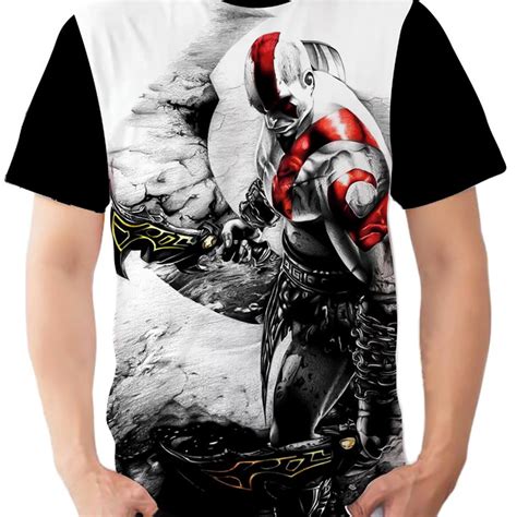 Camiseta Camisa Ads God Of War Kratos Mitologia Grega Elo