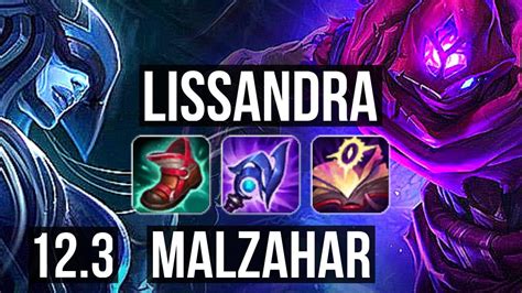 LISSANDRA Vs MALZAHAR MID 7 0 1 700 Games Godlike KR Diamond