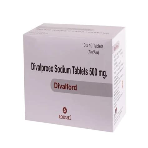 DIVALPROEX SODIUM 500 MG ( Divalford 500 Tablets ) - 💊 Generic Seva