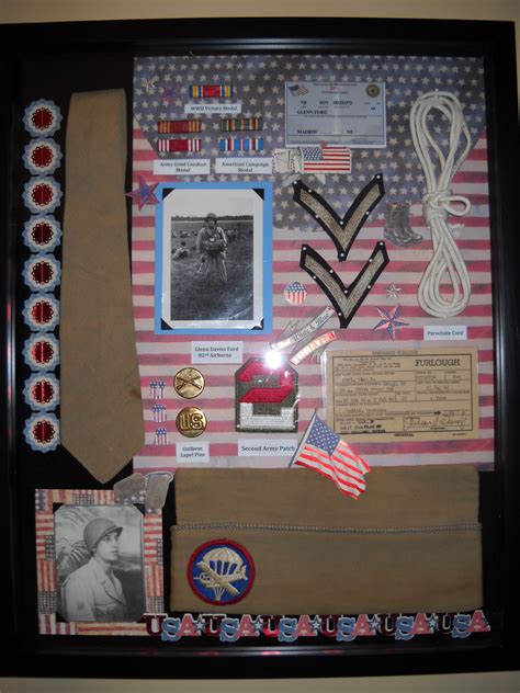 Military Shadow Box 3 Military Shadow Box Shadow Box Army Patches