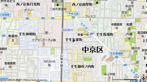 京都府京都市中京区壬生朱雀町 郵便番号 〒604 8871：マピオン郵便番号