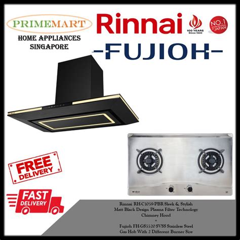 Rinnai Rh C Pbr Chimney Hood Fujioh Fh Gs Svss Stainless