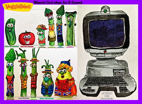 VeggieTales: Characters re-detailed debuts by wilduda on DeviantArt