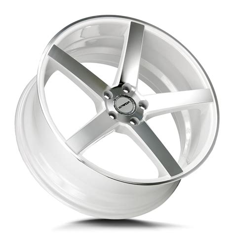 The Perfetto Wheel By Strada In White Machined Strada Wheels