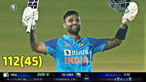 India Vs Srilanka 3rd T20 Match Full Highlights Surya Kumar Yadav 112 Run In 45 Balls Vs Sl