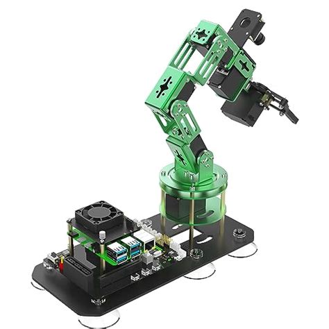 Yahboom Robotic Arm Raspberry Pi Robot Kit Ai Hand Building With Camera