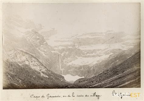 Cirque de Gavarnie Hautes Pyrénées Joseph DELARUE 1887 Fiche