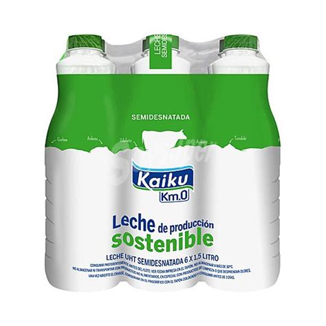 Kaiku Kaiku Leche De Vaca Semidesnatada De Producci N Sostenible Kaiku