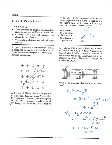 Phy Practice Exam Solution Phys Studocu