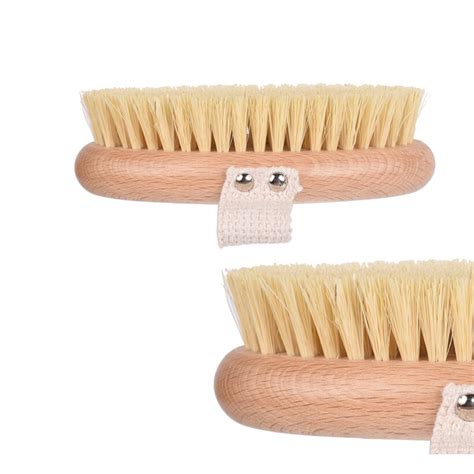 Long handle brush brosse sèche exfoliante en Sisal naturel outil de