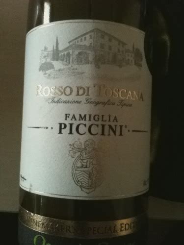 Piccini Winemaker S Special Edition Organic Rosso Di Toscana Vivino