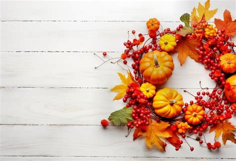 Premium Photo | Thanksgiving decor happy fall