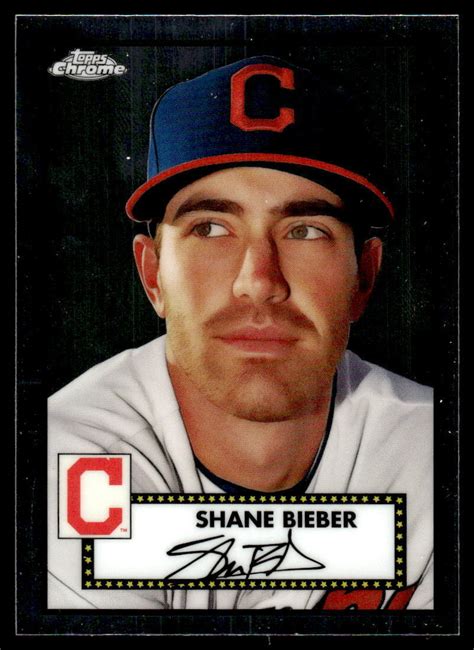 Topps Chrome Platinum Anniversary Shane Bieber For Sale