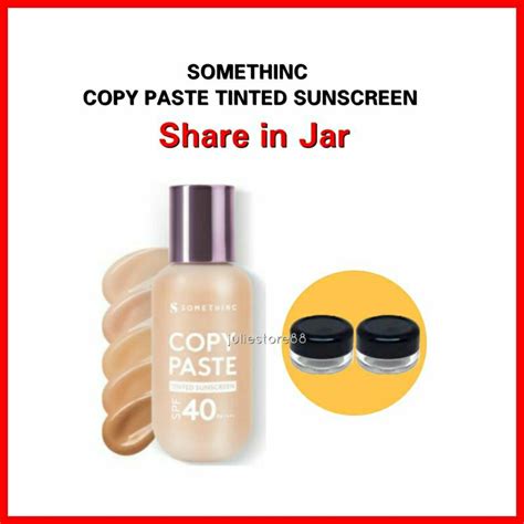 Jual Share In Jar Somethinc Copy Paste Tinted Sunscreen Spf Pa