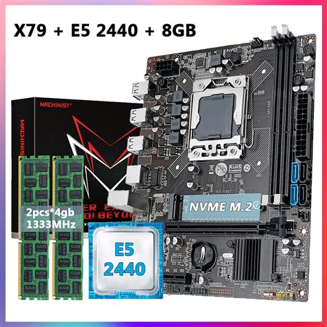 Machinista X Lga Conjunto Kit Placa M E Intel Xeon E