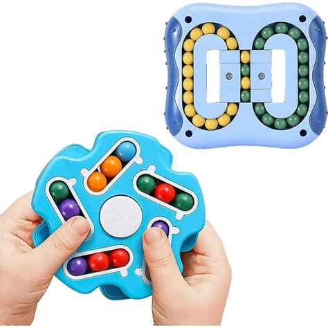 1pc Square Magic Cube Fidget Toys Frijol Mágico Giratorio Fidget Spinners Para Aliviar El