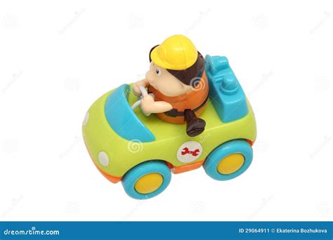 Children S Toy Car With Driver Stock Image Image Of Little Design