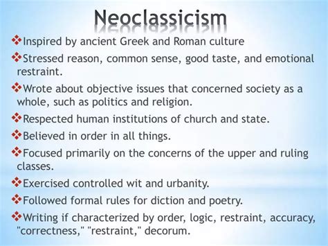 PPT - Neoclassicism PowerPoint Presentation, free download - ID:6092927