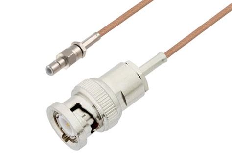 Smb Jack To Bnc Male Cable Using Rg178 Coax