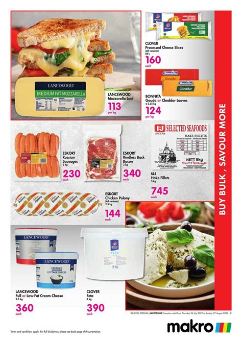 Makro Promotional Leaflet Valid From 20 07 To 27 08 Page Nb 3 Za