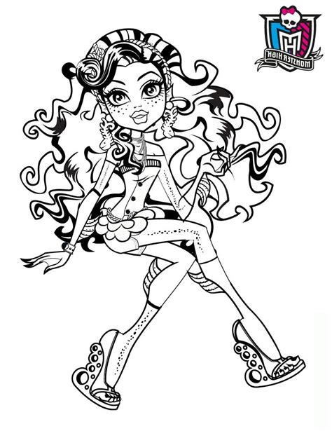 Coloriage Monster High Animaux Haut Coloriage Hd Images Et Imprimable