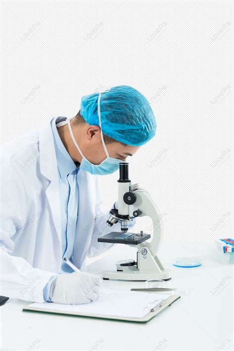 Medical Research Using A Microscope Doctor Medical Doctor Microscope