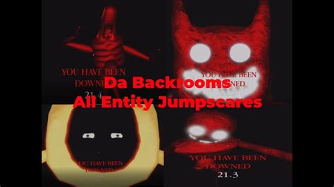 Roblox Da Backrooms All Entity Jumpscares Youtube