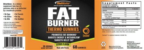 Dietworks Fat Burner Thermo Gummies Diet Doctor Dr Angeletti