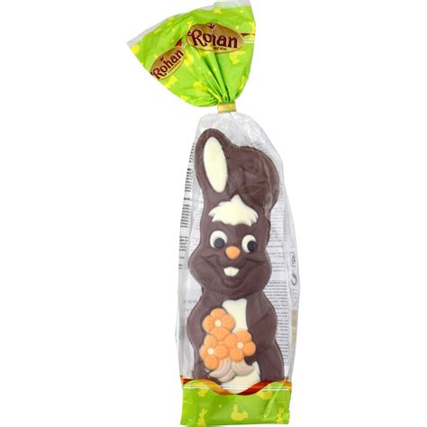 Chocolat au lait lapin CONFISERIE ROHAN le moulage de 200g à Prix