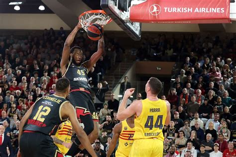 Euroleague L As Monaco Basket Frappe Un Grand Coup Face Au Fc Barcelone