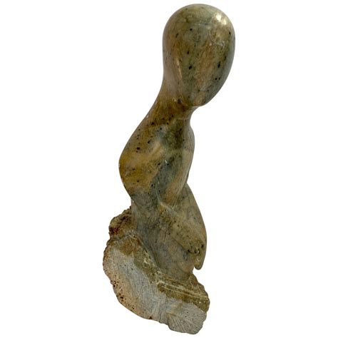 Large Mid-Century Modern Carved Stone Phallic Sculpture at 1stDibs