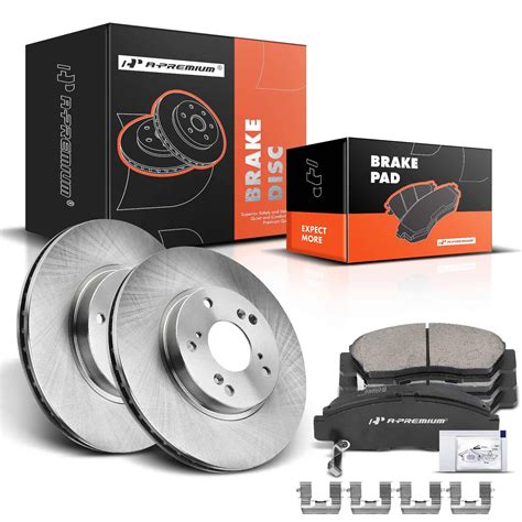 A Premium 11 10 Inch 282mm Front Vented Disc Brake Rotors Ceramic