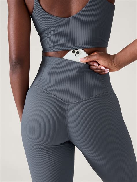 Elation Ultra High Rise Rib Legging Athleta